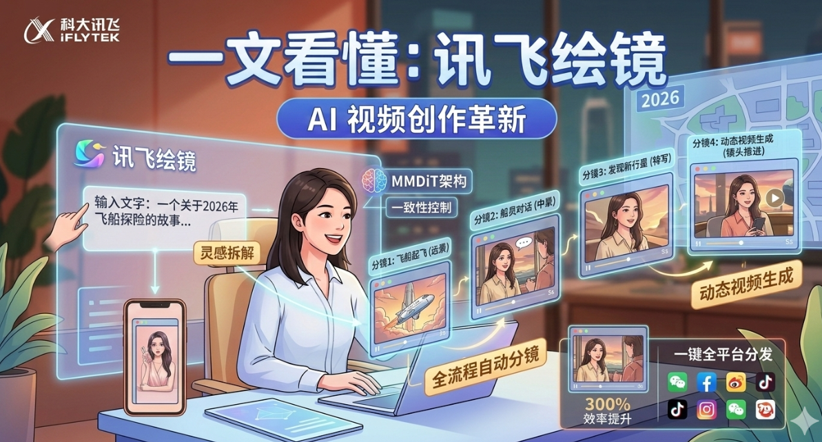 讯飞绘镜 AI视频生成器